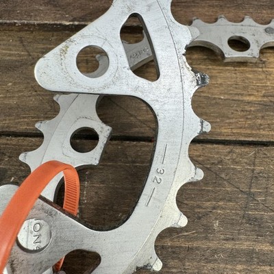 Vintage Campagnolo Record Triple Chainring Set 52/42/32T 135/74