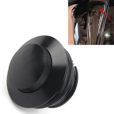 Flush Pop Up Reservoir Fuel Cap Vented Fuel Cap Blk For Harley Davidson