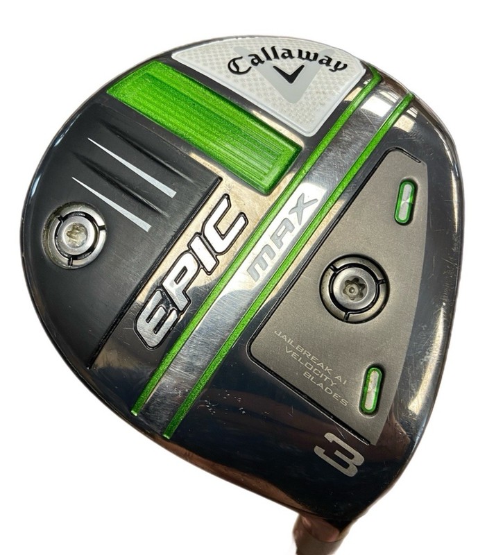 Callaway Epic Max 3 wood RH With Kuro Kage Black R Flex Light Epoxy Shown