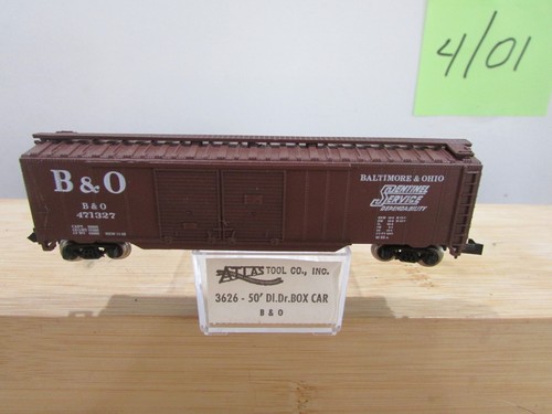 Coche de caja escala N Atlas 3626 50' DD Baltimore y Ohio #471327 | Condition: New