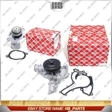 Febi Engine Water Pump & FEBI Thermostat Kit For Mercedes Benz W204 W211 M272