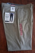 Haggar Men's Straight Fit Premium No Iron Khaki Pants Size 36x30 NWT