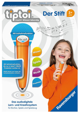 Tiptoi Stift 3.Generation Ravensburger mit Aufnahmefunktion in OVP neu