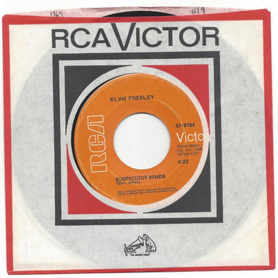 ELVIS PRESLEY, ''SUSPICIOUS MINDS''