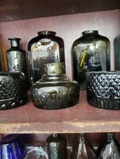 pontil ink Bertinguiot Olive green Keeene Stoddard has crack inside