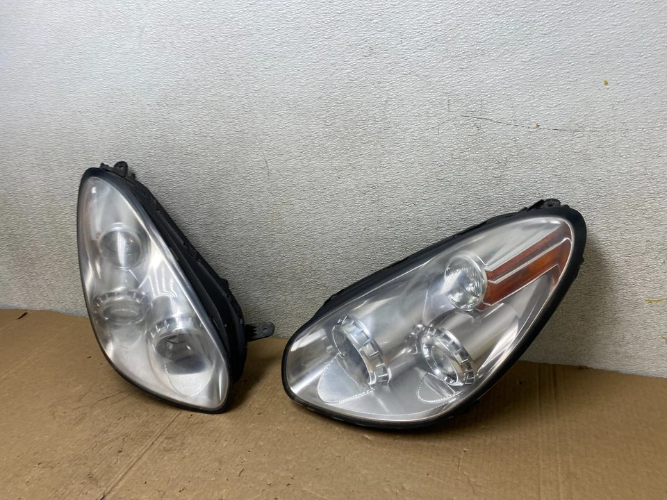 2006 - 2007  Subaru Tribeca B9 Left+Right Side Halogen Headlights OEM V1263 DW Foto 2 de 4