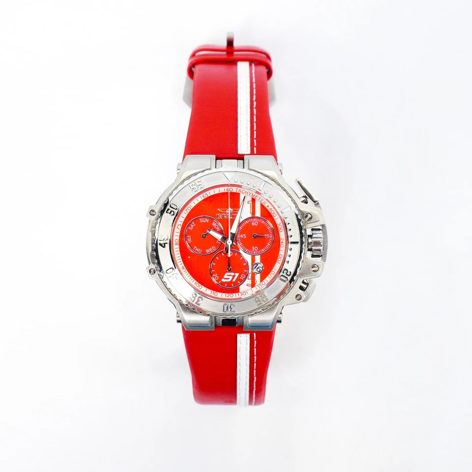Reloj de cuarzo para hombre Invicta S1 Rally Race Team 28394 58,5 mm en rojo y plata Foto 2 de 4
