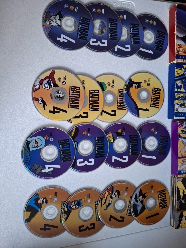 BATMAN The Complete Animated Series DVD Collectors ED BTAS 17 DVD Set Tested! Foto 2 de 2