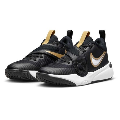 #ad NEW Nike Team Hustle D11 Low Black Metallic Gold SIZE 11C *DV8994 004* $32.99