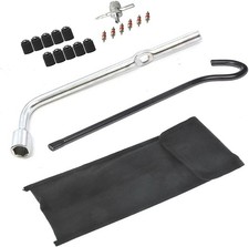 Dr.Roc Spare Tire Tool Kit with Jack Handle and Wheel Lug black