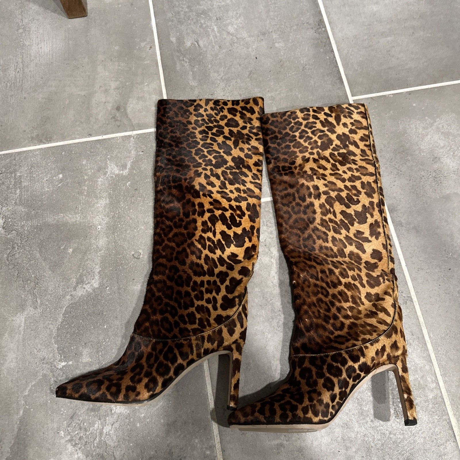 Jimmy Choo London Mahesa 85 Leather Boot Women's SZ 36.5 image 8