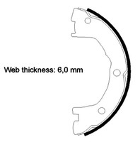 Pagid Bremsbackensatz Feststellbremse H1821N FüR Nissan Cabstar F24M F24W NT400