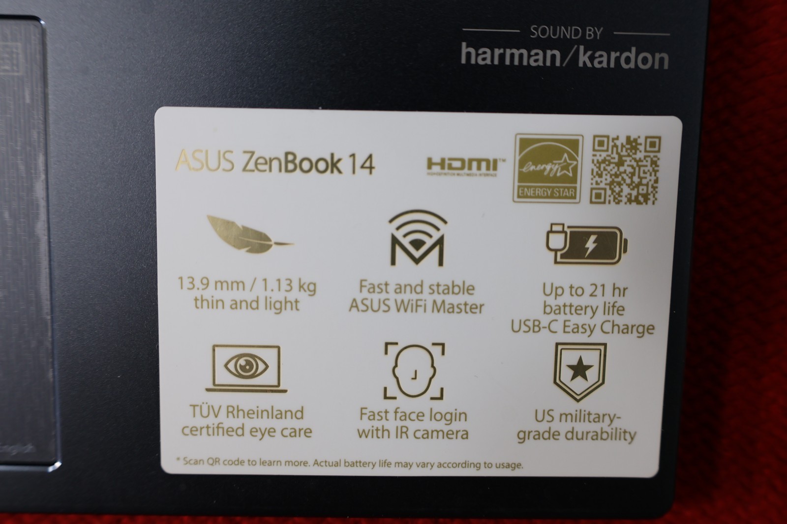 ASUS ZenBook 14, 14-Inch Laptop, with i7-1165G, Windows 11 Home