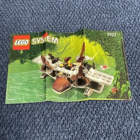 LEGO Adventurers Jungle 5925 Pontoon Plane 100% Complete W/Instructions 