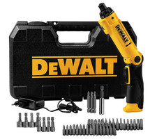 DEWALT DCF008 8V MAX Cordless Electric Screwdriver Kit 45pcs Set 220V Pivot New