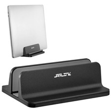 Vertical Laptop Stand Aluminum Laptop Holder Desktop Stand with Adjustable Do...