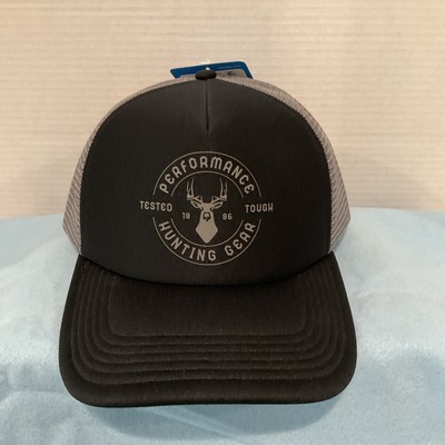 NWT - Columbia PHG Saw back Foam Trucker Black Grey Snapback Unisex One Size