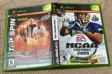 NCAA Football 2005 / Top Spin Combo (Microsoft Xbox, 2004)