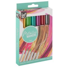 Craft ID Metallic-Marker 6-teiliges Set