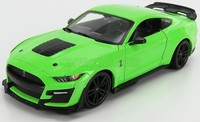 Maisto 1/24 Ford Mustang Shelby GT500 Coupe 2020 GrÜN Statisches Modell Diecast