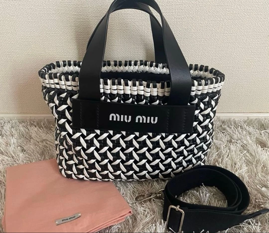 Miu Miu Canvas Exterior Bags & Handbags for Women for sale | eBay