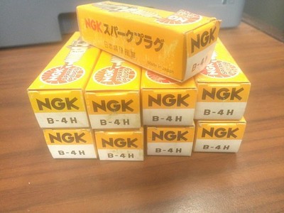 NGK Spark Plug B4H, B-4H, 3322  ( qty 9)