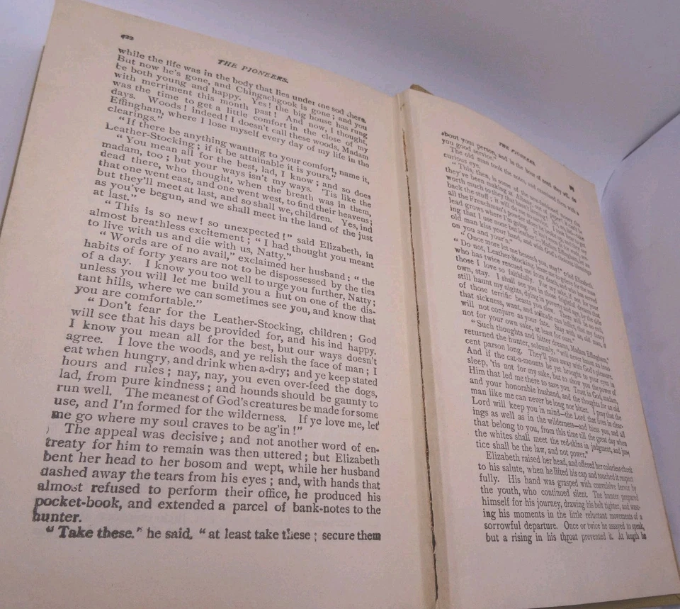 THE PIONEERS J Fenimore Cooper DONAHUE c.1914 VERY RARE thus in DUST JACKET! Foto 3 de 4