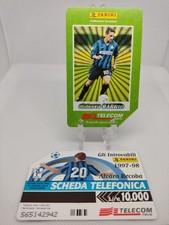 Scheda telefonica INTER Baggio Recoba 1997 1998 1999 card figurina calcio