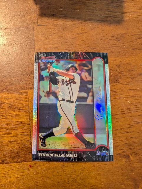 1999 Bowman Chrome #244 Ryan Klesko Gold Refractors #/25