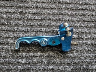 1980's BLUE Chang Star MX 2 Finger Break Lever Vintage BMX Bike Frame Hutch