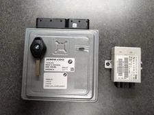 2007-2010 BMW X3 DME EWS IGNITION KEY TRANSPONDER MSV80 MSV80 EWS4.4 7576670