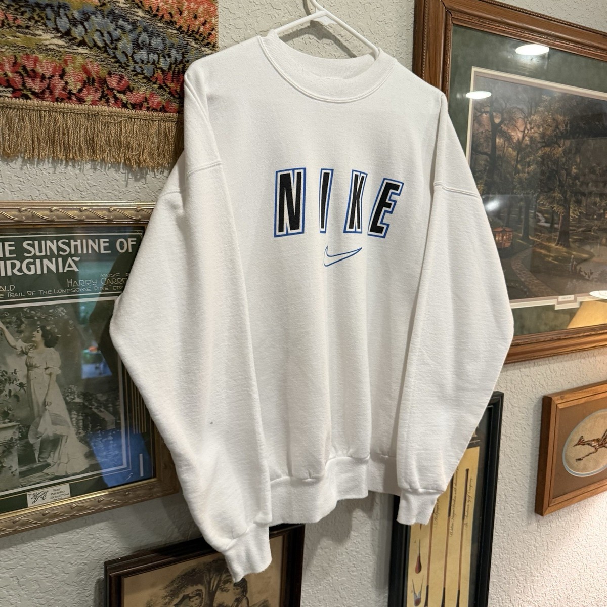 90s usa製 NIKE logo sweat 白タグ NIKE NIKE(ナイキ) 90s USA製 白タグ スウォッシュロゴ刺繍