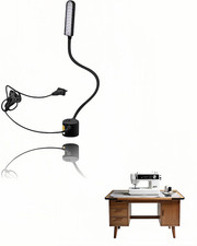 30 LED Sewing Machine Light with Flexible Silicone Neck, Magnetic Base Work Lamp