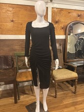 black long sleeve dress.wd-255