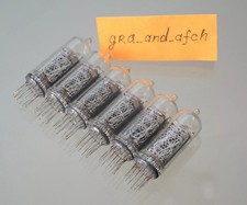 IN-14 Nixie Tubes UNUSED TESTED Desoldered 6 pcs SET FAST DELIVERY UPS 3-5Days
