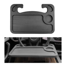 Car Steering Wheel Desk, 2 in 1 Auto Steering Wheel Tray for Food Laptop