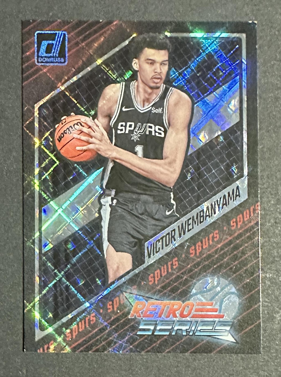 2023-24 Panini Donruss Victor Wembanyama #1 RC Rookie Retro Series Diamond