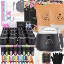 Candle Making Kit for Adults with Hot Plate, DIY Starter Soy Candle Making Suppl
