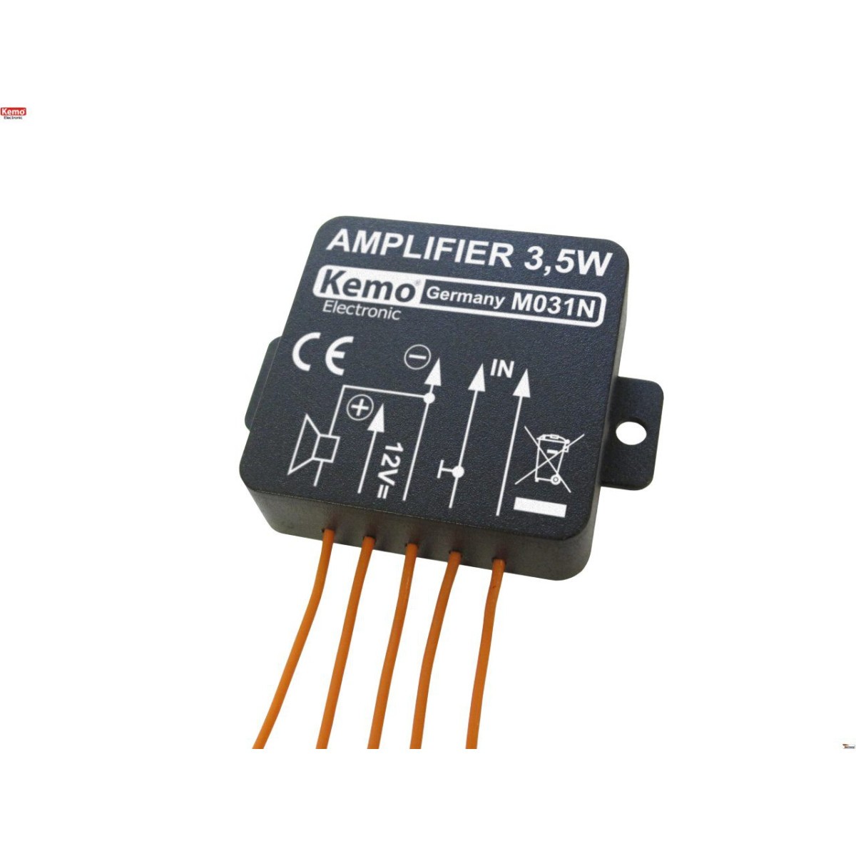 Non Communiqué Module Amplificateur Kemo (Kit Monté) 4 - 12 V/Dc Puissance De Sortie: 3,5 W 1 Pc(S) - Image 2