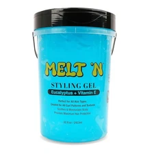 Ebin New York Melt'n Styling Gel Eucalyptus Vitamin E For All Hair Types 32oz.