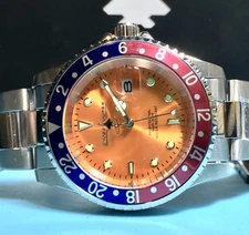 INVICTA CHASE DURER POGUE COLORWAY 40MM DIVER QUARTZ STAINLESS STEEL ORANGE DIAL