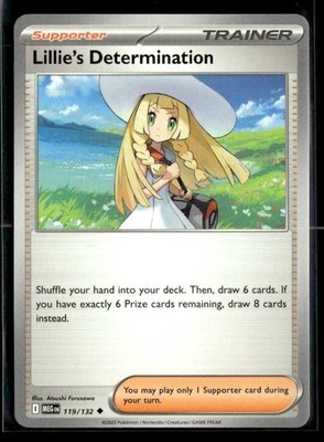 2025 Mega Evolution Lillie's Determination #119/132 Base Uncommon NM