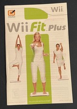 Nintendo WiiFit Plus Manual Instruction Booklet Game Not Included Used Condition