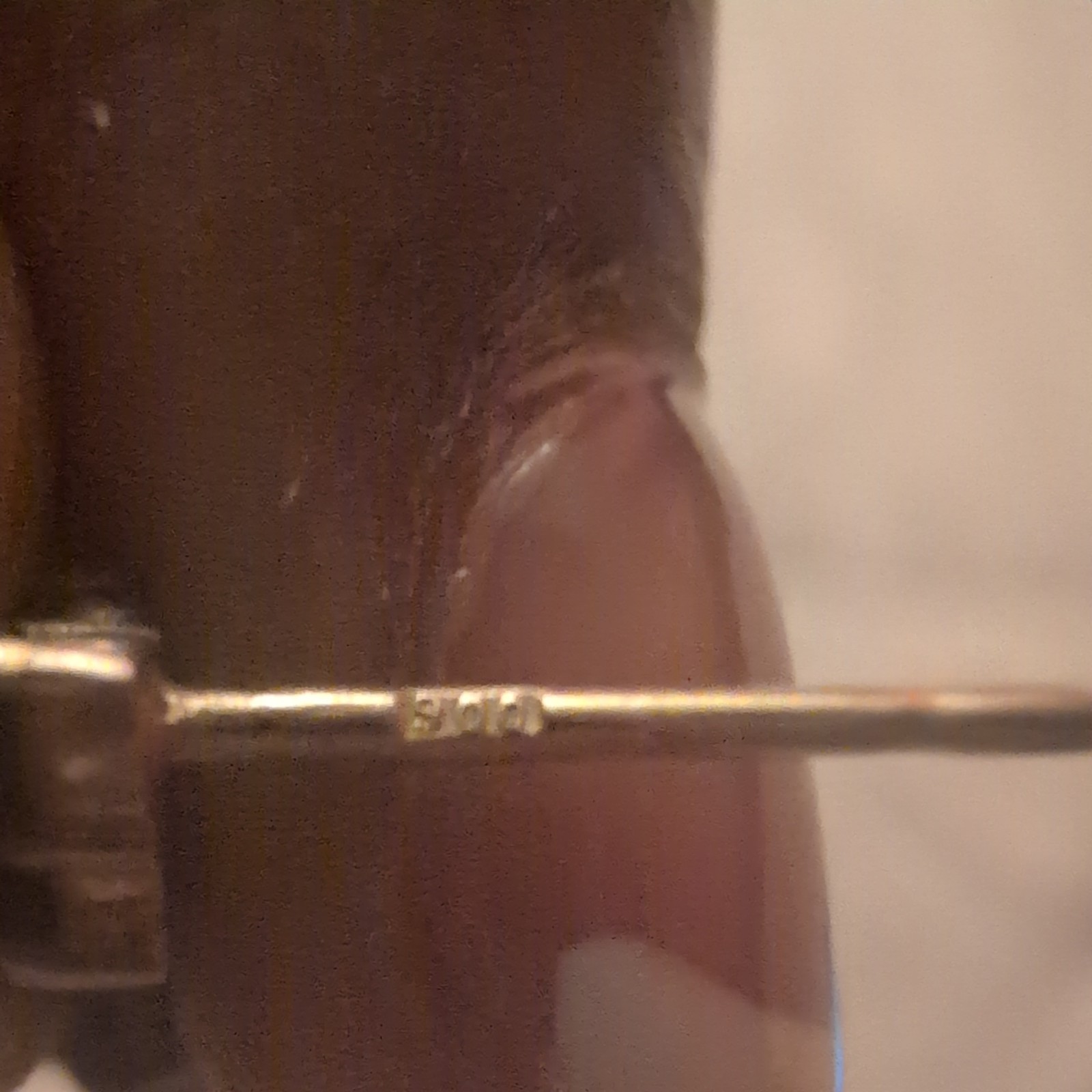 Antique Silver Ruby Gem Earrings Dangle Drop Vint… - image 5