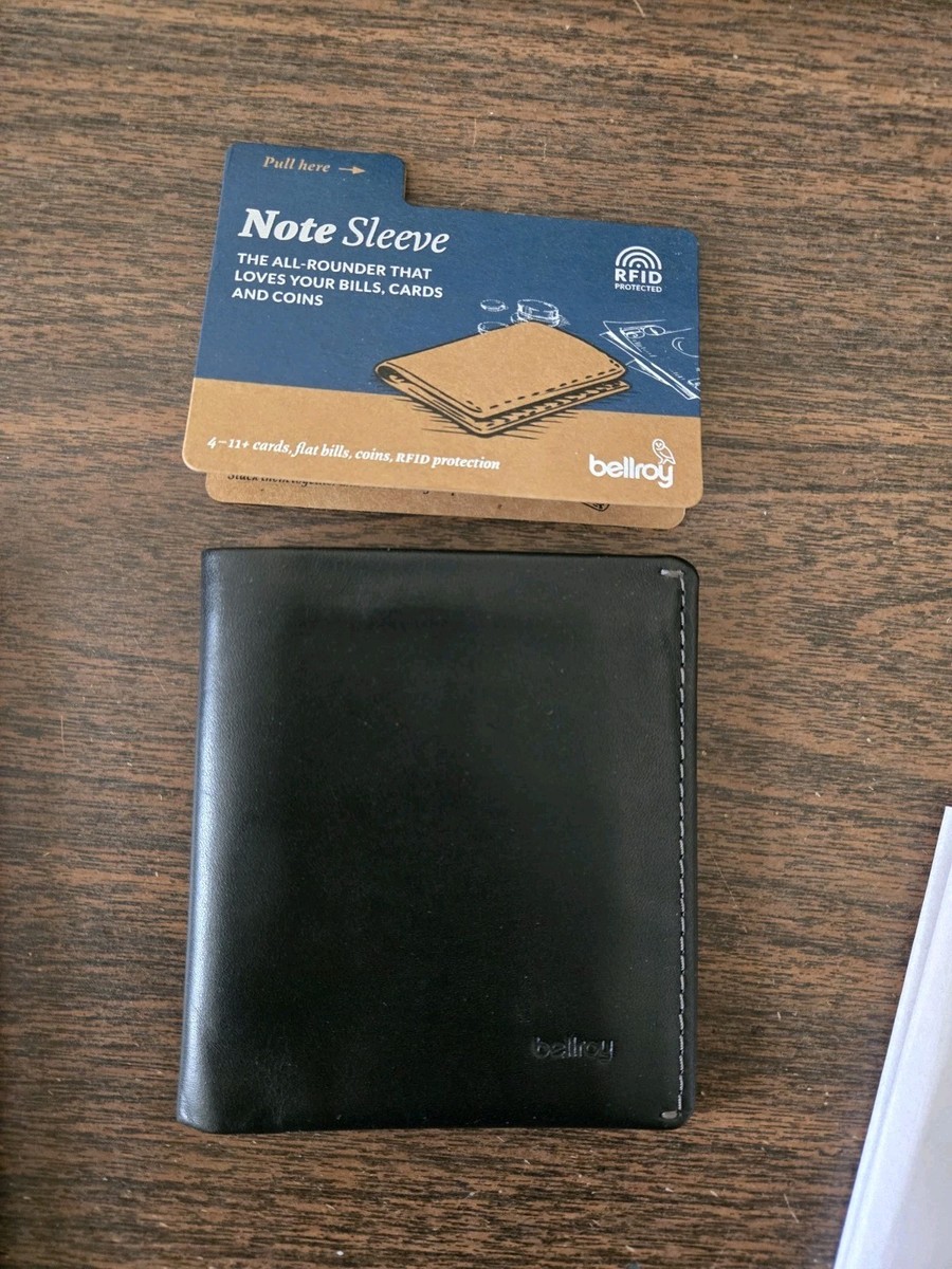 Bellroy Note Sleeve Wallet Color Black | eBay