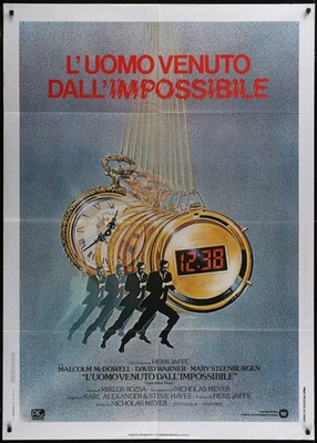Time After Time 1979 Original Italian 1P Movie Poster 39x55 Malcolm McDowell