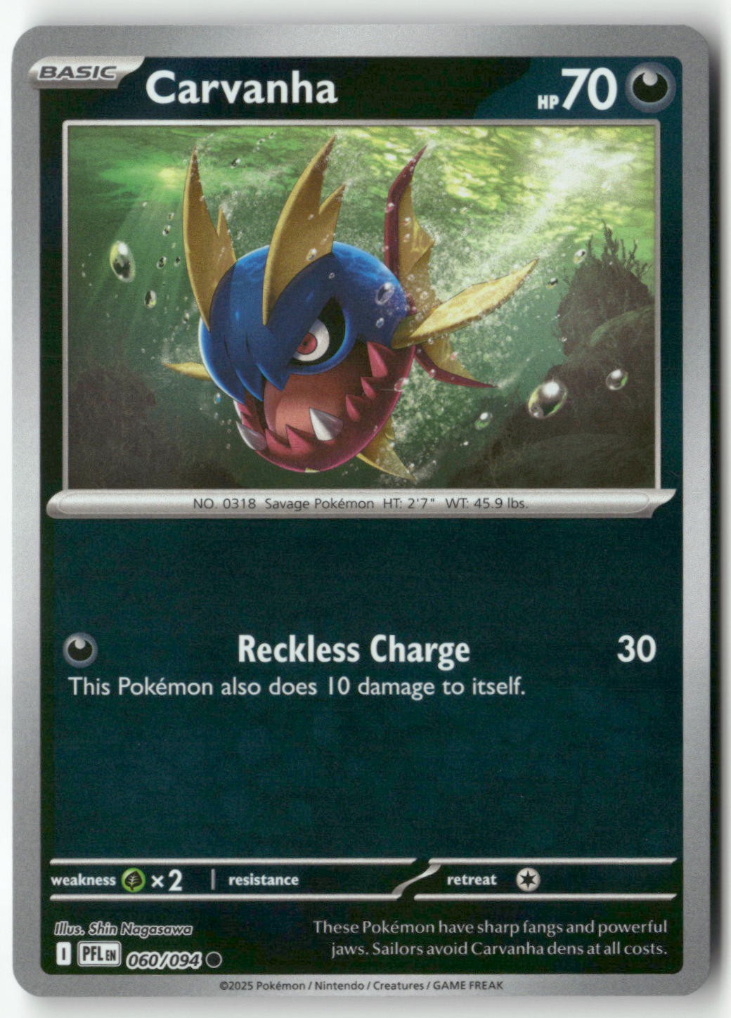 Carvanha Common ME02: Phantasmal Flames 060/094 NM