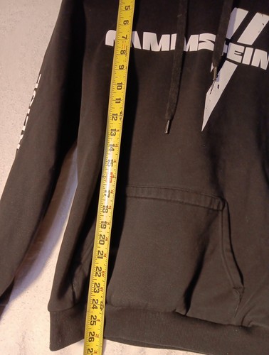 RAMMSTEIN HOODIE SMALL 1994 SWEATSHIRT REISE REISE GERMANY OFFICIAL RARE 2-sided - Afbeelding 15 van 17