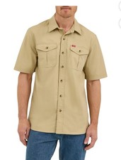 Wrangler Mens Short Sleeve Hero Twill Shirt Size 2XL NWT
