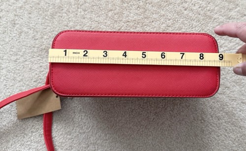 Borsa a tracolla Steve Madden Maggie rossetto cupola rossa borsa - NUOVA - Foto 15 di 15